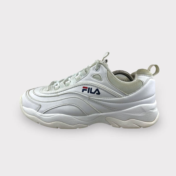 Tweedehands Fila Ray Low WMNS White / White - Maat 41 1