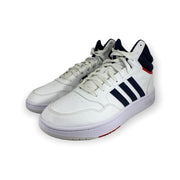 adidas Hoops 3.0 White Navy Red - Maat 45 Adidas