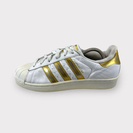 Adidas Superstar White Metallic Gold - Maat 39.5 Adidas