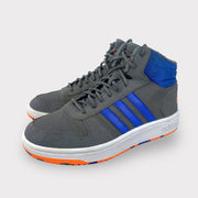 Tweedehands Kids adidas neo Hoops Mid 2.0 Gray - Maat 38.5 3