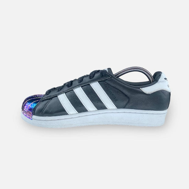 Adidas original superstar metal toe sales gris