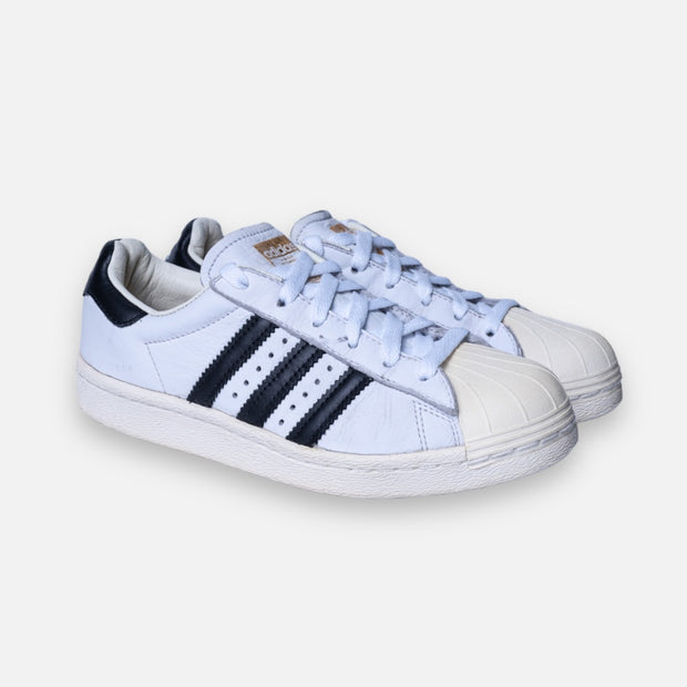 Tweedehands adidas Superstar White/Black/Gold Metallic - Maat 37.5 2