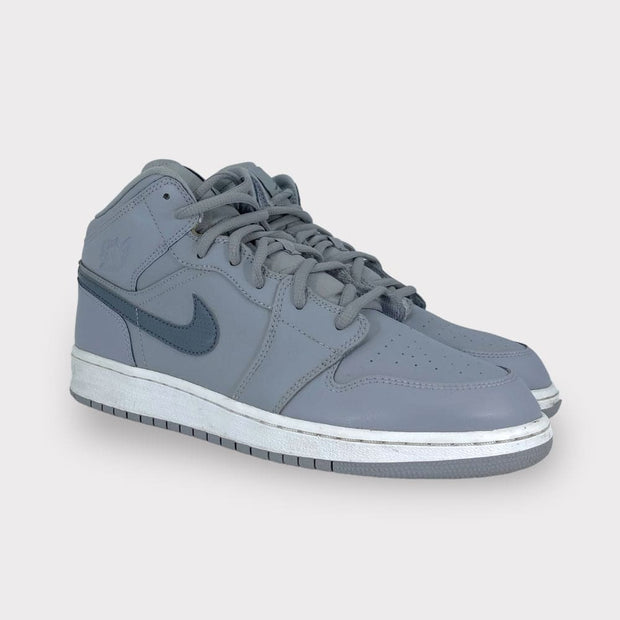 Tweedehands Jordan 1 Retro Mid Wolf Grey Cool Grey (GS) - Maat 40 3