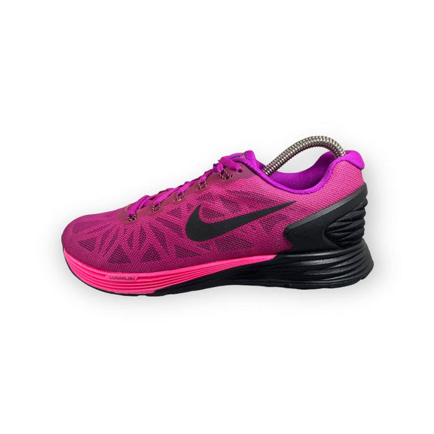 Nike Lunarglide 6 W Roze, Zwart - Maat 38.5 Nike