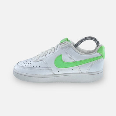 Tweedehands Womens Nike Court Vision Low 'White Light Zitron' White/Light Zitron/Bright Mango WMNS - Maat 36.5 1