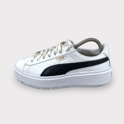 Tweedehands Puma Basket Platform Trace Luxe White - Maat 37.5 1