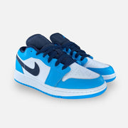 Tweedehands Jordan 1 Low UNC (2021) (GS) - Maat 37.5 2