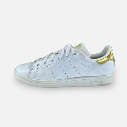 Tweedehands Adidas Stan Smith Wit Goud - Maat 36.5 1