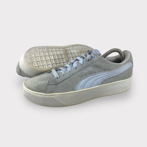 Puma soft hot sale foam grey shoes