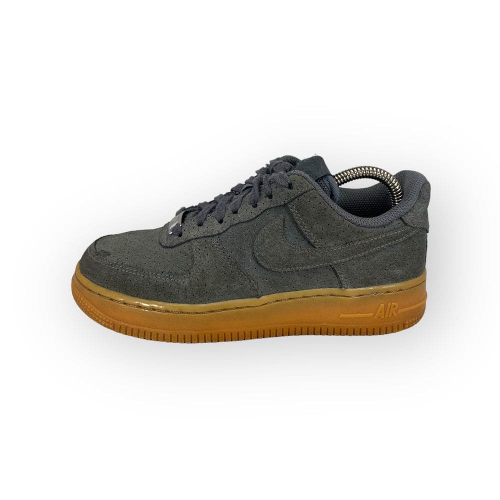 grey nike air force 1 suede