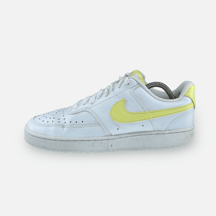 Tweedehands Womens Nike Court Vision Low 'White Light Zitron' White/Light Zitron/Bright Mango WMNS - Maat 40 1
