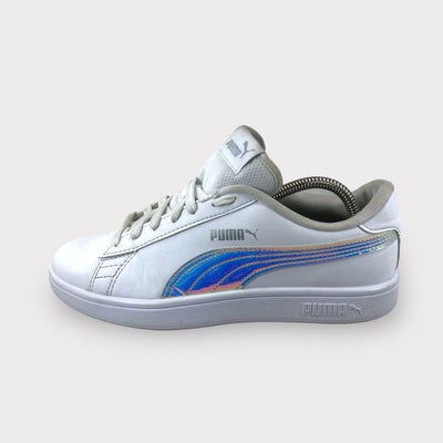 Tweedehands Sneaker für Kinder Weiß Puma Smash v2 Holo Jr - Maat 38 1