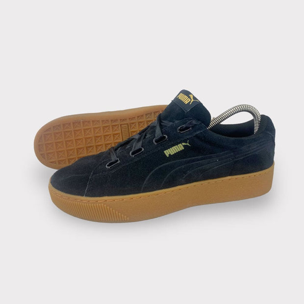 Tweedehands Puma Vikky Platform Ribbon Black - Maat 40 4