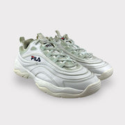 Tweedehands Fila Ray Low WMNS White / White - Maat 41 3