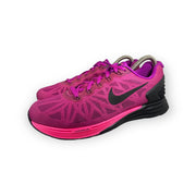 Nike Lunarglide 6 W Roze, Zwart - Maat 38.5 Nike