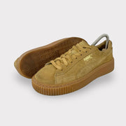 Tweedehands Puma Womens WMNS Suede Platform SD 'Oatmeal' Oatmeal - Maat 37.5 4