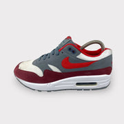 Tweedehands Nike Air Max 1 White/University Red-Cool Grey - Maat 41 1