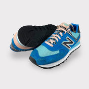 Tweedehands New Balance 574 'Palm Springs' BLUE - Maat 39 4